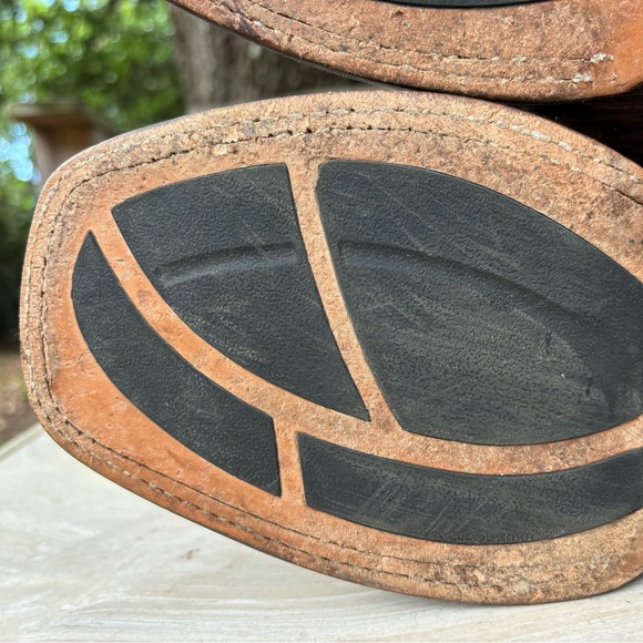 Men’s Ariat Gallup  Western Boots color Mocha Full Quill Ostrich Size 13D - Picture 9 of 16